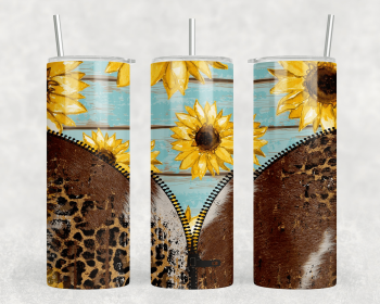 Sunflower|Skinny Tumbler|Optional Bluetooth Speaker| Speaker Color Varies (Color: 305522513)