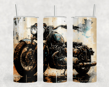 Motorcycle|Skinny Tumbler|Optional Bluetooth Speaker| Speaker Color Varies (Color: 306216855)
