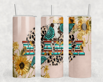Western Mama|Skinny Tumbler|Optional Bluetooth Speaker| Speaker Color Varies (Color: 307222791)