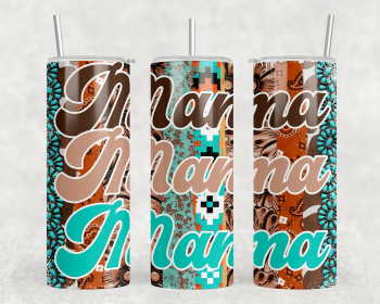 Western Mama|Skinny Tumbler|Optional Bluetooth Speaker| Speaker Color Varies (Color: 312320257)