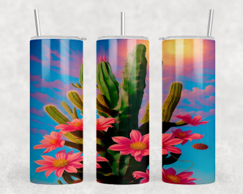 Cactus|Skinny Tumbler|Optional Bluetooth Speaker| Speaker Color Varies (Color: 318520818)