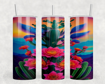 Cactus|Skinny Tumbler|Optional Bluetooth Speaker| Speaker Color Varies (Color: 318812431)
