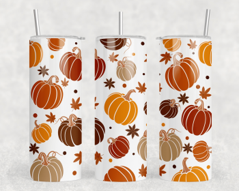 Pumpkins|Skinny Tumbler|Optional Bluetooth Speaker| Speaker Color Varies (Color: 319322213)