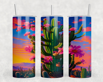 Cactus|Skinny Tumbler|Optional Bluetooth Speaker| Speaker Color Varies (Color: 319820813)