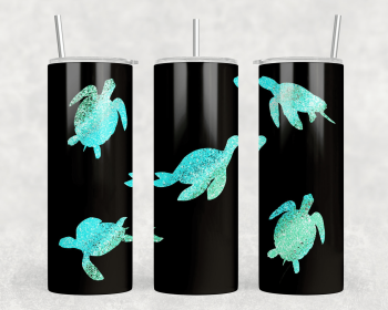 Sea Turtles|Skinny Tumbler|Optional Bluetooth Speaker| Speaker Color Varies (Color: 320418267)