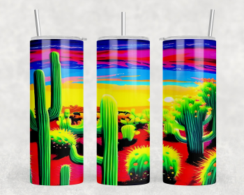 Cactus|Skinny Tumbler|Optional Bluetooth Speaker| Speaker Color Varies (Color: 320820808)