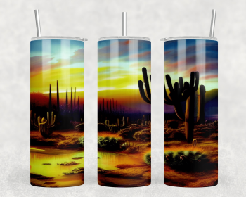 Cactus|Skinny Tumbler|Optional Bluetooth Speaker| Speaker Color Varies (Color: 325212414)