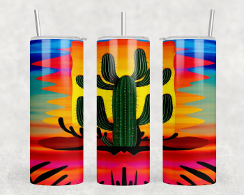 Cactus|Skinny Tumbler|Optional Bluetooth Speaker| Speaker Color Varies (Color: 325320798)