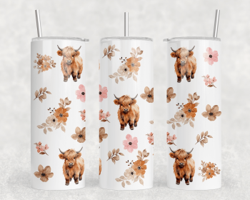 Cows|Skinny Tumbler|Optional Bluetooth Speaker| Speaker Color Varies (Color: 325813139)