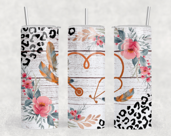 Stethoscope|Skinny Tumbler|Optional Bluetooth Speaker| Speaker Color Varies (Color: 327518820)