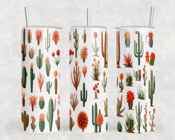Cactus|Skinny Tumbler|Optional Bluetooth Speaker| Speaker Color Varies (Color: 329420793)