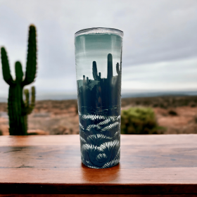 Cactus|Skinny Tumbler|Optional Bluetooth Speaker| Speaker Color Varies (Color: 333012400)
