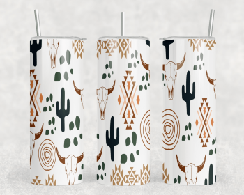 Western|Skinny Tumbler|Optional Bluetooth Speaker| Speaker Color Varies (Color: 334422812)