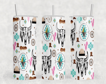 Western|Skinny Tumbler|Optional Bluetooth Speaker| Speaker Color Varies (Color: 335020347)