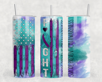 Suicide Awareness|Skinny Tumbler|Optional Bluetooth Speaker| Speaker Color Varies (Color: 335318869)