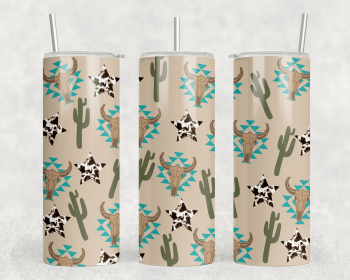 Western|Skinny Tumbler|Optional Bluetooth Speaker| Speaker Color Varies (Color: 336120344)