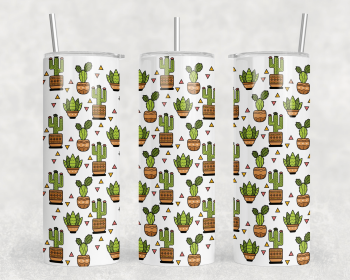 Cactus|Skinny Tumbler|Optional Bluetooth Speaker| Speaker Color Varies (Color: 341320782)