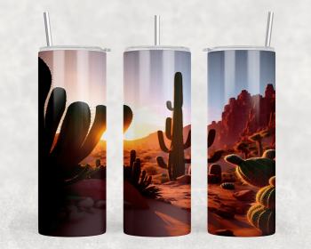 Cactus|Skinny Tumbler|Optional Bluetooth Speaker| Speaker Color Varies (Color: 341412396)