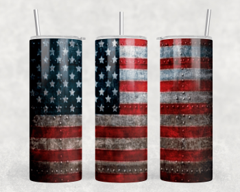 American Flag|Skinny Tumbler|Optional Bluetooth Speaker| Speaker Color Varies (Color: 345711309)