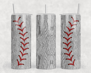 Baseball|Skinny Tumbler|Optional Bluetooth Speaker| Speaker Color Varies (Color: 352220623)