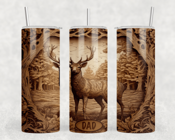 Dad|Skinny Tumbler|Optional Bluetooth Speaker| Speaker Color Varies (Color: 358721042)