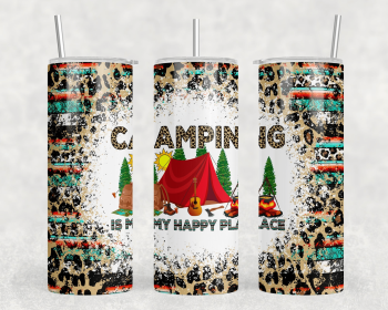 Camping|Skinny Tumbler|Optional Bluetooth Speaker| Speaker Color Varies (Color: 361812556)