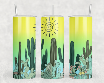 Cactus|Skinny Tumbler|Optional Bluetooth Speaker| Speaker Color Varies (Color: 362512388)