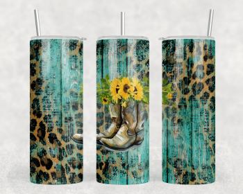 Cowboy Boots|Skinny Tumbler|Optional Bluetooth Speaker| Speaker Color Varies (Color: 365220982)