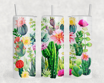 Cactus|Skinny Tumbler|Optional Bluetooth Speaker| Speaker Color Varies (Color: 366620772)