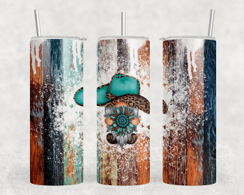 Western Gnome|Skinny Tumbler|Optional Bluetooth Speaker| Speaker Color Varies (Color: 366920202)