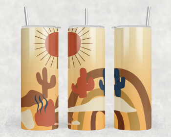 Cactus|Skinny Tumbler|Optional Bluetooth Speaker| Speaker Color Varies (Color: 378412385)