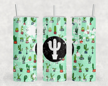 Cactus|Skinny Tumbler|Optional Bluetooth Speaker| Speaker Color Varies (Color: 385012383)