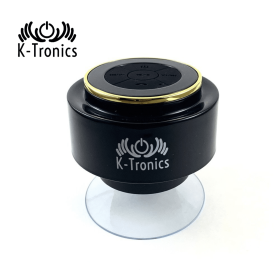 K-Tronics KT Shower Speaker (Color: Black/Yellow)
