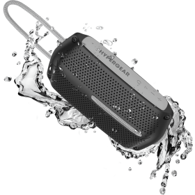 HyperGear Wave Water Resistant Wireless Speaker (Color: Grey)