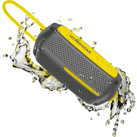 HyperGear Wave Water Resistant Wireless Speaker (Color: Yellow)