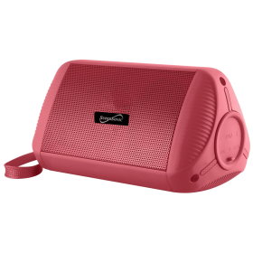 Supersonic IPX6 Water-Resistant Portable BT Speaker with True Wireless Technology (Color: Red)