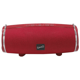 Supersonic Portable Bluetooth Wireless Speaker (Color: Red)